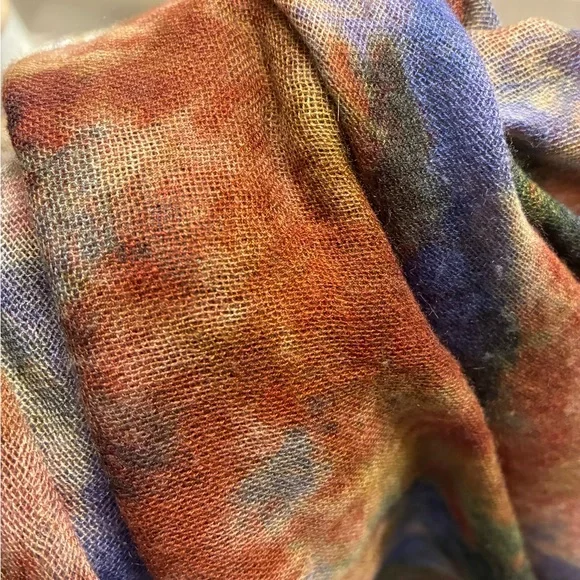 Chan Luu Colorful Fringe Scarf - Picture 3 of 3